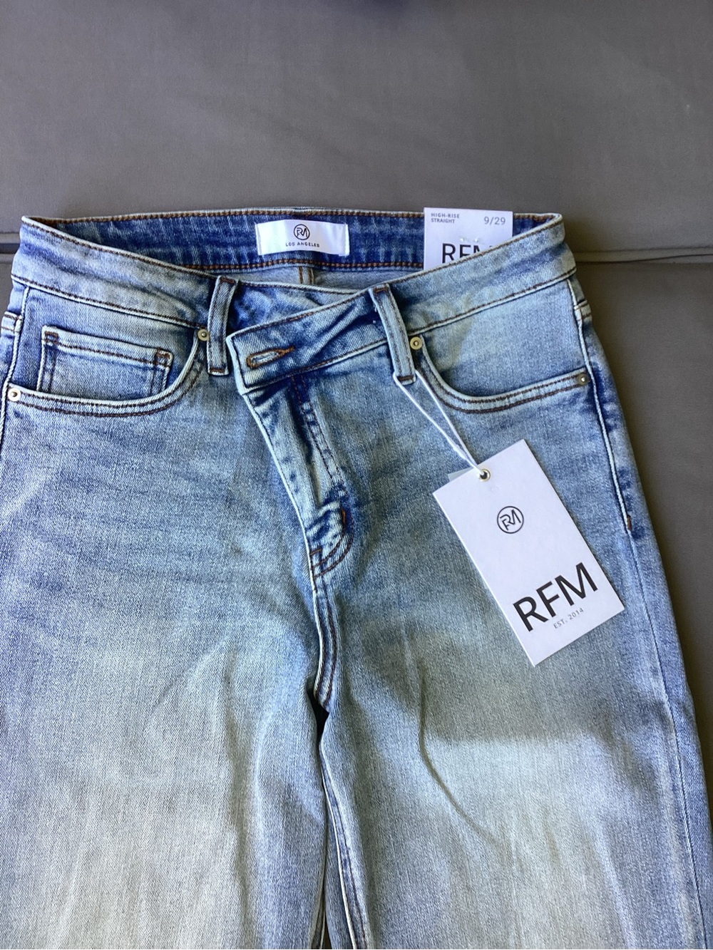 Women’s Light Blue RFM Los Angeles Jeans - new with tags.